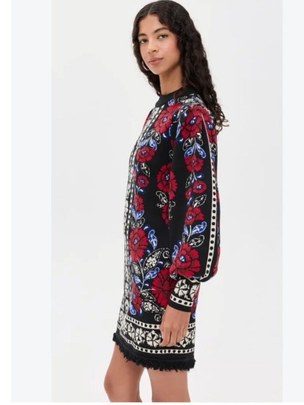 Farm Rio Valentina Puff Sleeve Dress - Picture 2 of 9